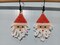 Santa beaded earrings for Christmas. product 4